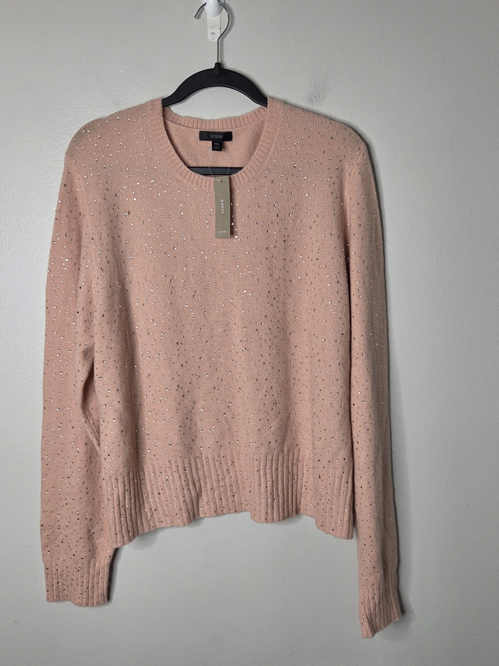 J Crew Gemstone Sweater In Super Soft Yarn Merino Wool/Alpaca Blend